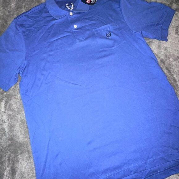 NWTs Chaps Royal Blue Polo Shirt Size Medium - Picture 4 of 5